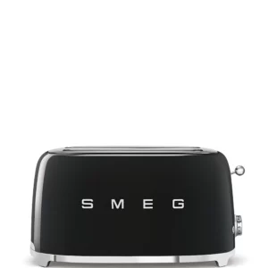 TSF02BLEU - Toaster Grille-pain 4 tranches Années 50 - Noir de SMEG