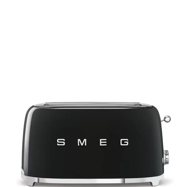 TSF02BLEU - Toaster Grille-pain 4 tranches Années 50 - Noir de SMEG