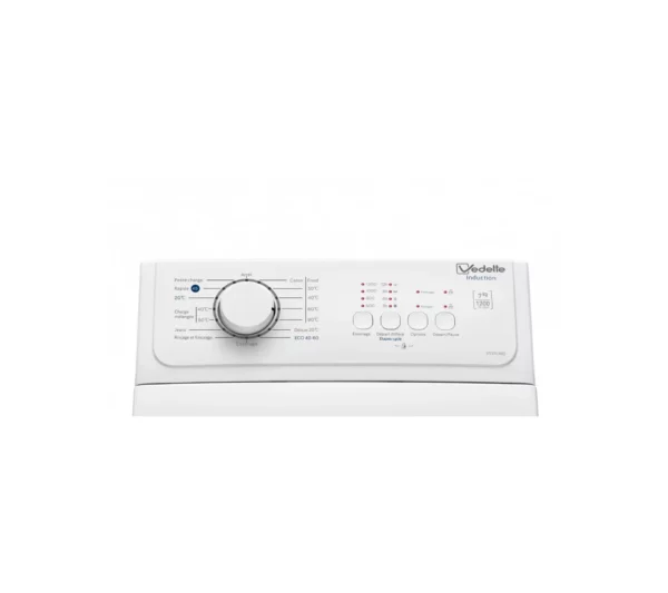 VEDETTE - VT37026Q - Lave-linge top - 7 kg - ELECTRO PO - Vue des commandes