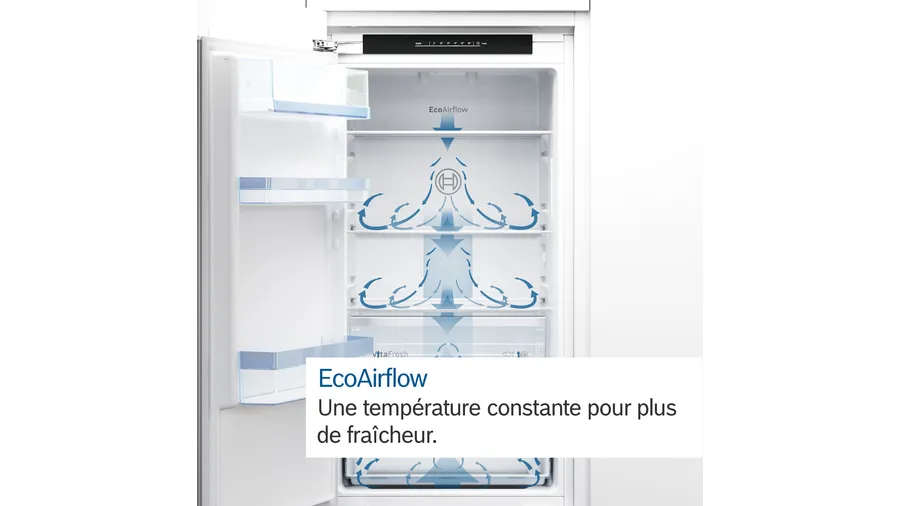 KIR41VFE0 - Réfrigérateur BOSCH -encastrable 1 porte - détail détail circulation de l'air