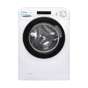 Lave-linge frontal CANDY CS1482DWB4-47 blanc 8kg avec technologie connectée NFC et hublot noir