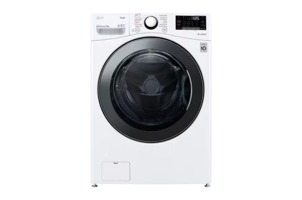 LG - Lave-Linge - F71P12WHS : Steam, Turbo Wash, Wi-fi, 6 Motion Direct Drive, Moteur Direct