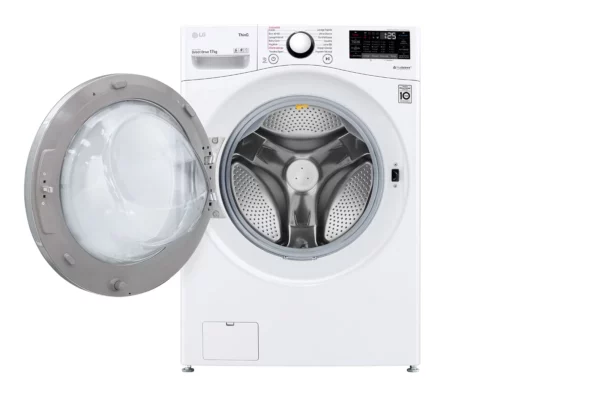 LG - Lave-Linge - F71P12WHS : Steam, Turbo Wash, Wi-fi, 6 Motion Direct Drive, Moteur Direct – Image 2