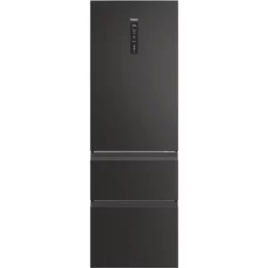 Réfrigérateur combiné noir Haier HTW5618ENPT 360L
