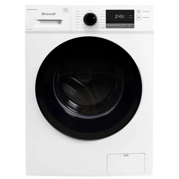 Lave-linge Brandt LLC124W grande capacité 12 kg blanc
