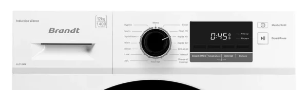 BRANDT - LLC124W - Lave-Linge Frontal 12kg – Image 2
