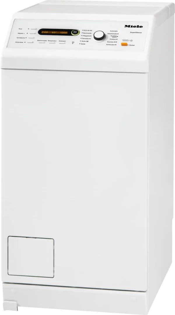 Lave-linge top Miele WW690WPM – 6 kg, blanc lotus