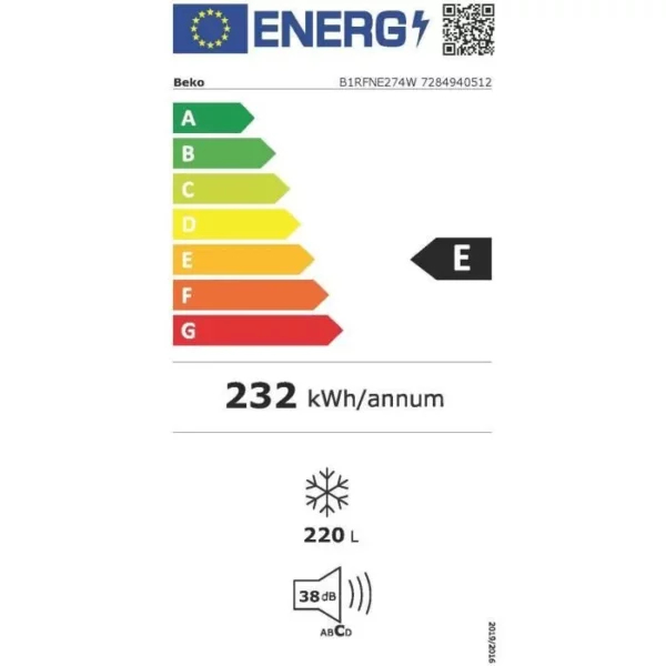 BEKO - B1RFNE274W - Congélateur armoire – Image 3