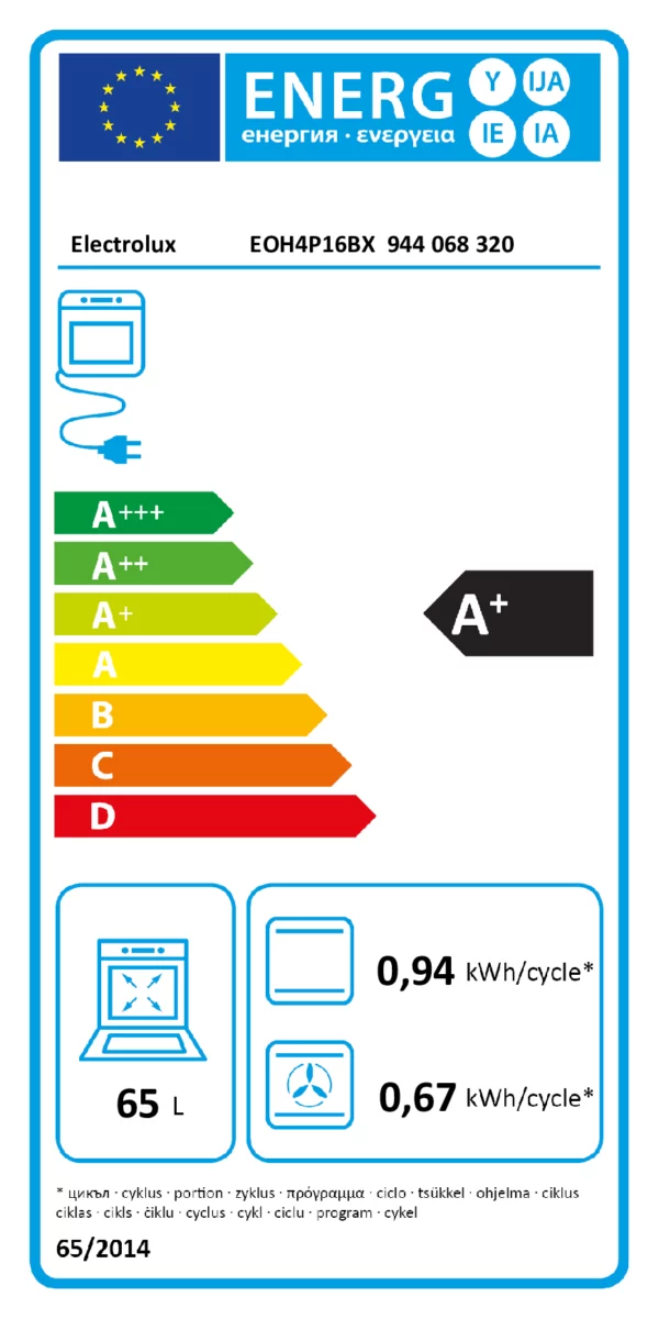 ELECTROLUX - EOH4P16BX - Four encastrable - 65 L - Pyrolyse – Image 4