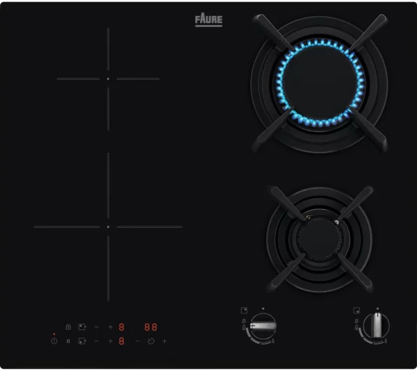 Plaque de cuisson mixte FAURE FGI6453K induction et gaz