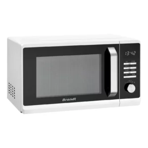 four micro-ondes combiné BRANDT GE2302W blanc noir 23L