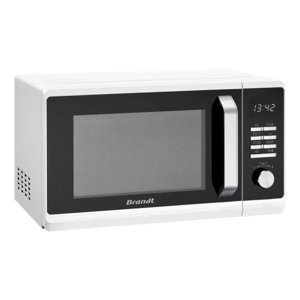 four micro-ondes combiné BRANDT GE2302W blanc noir 23L