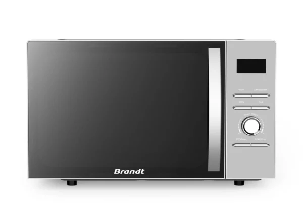 four micro-ondes gril BRANDT GE2524BGM miroir argent 25L