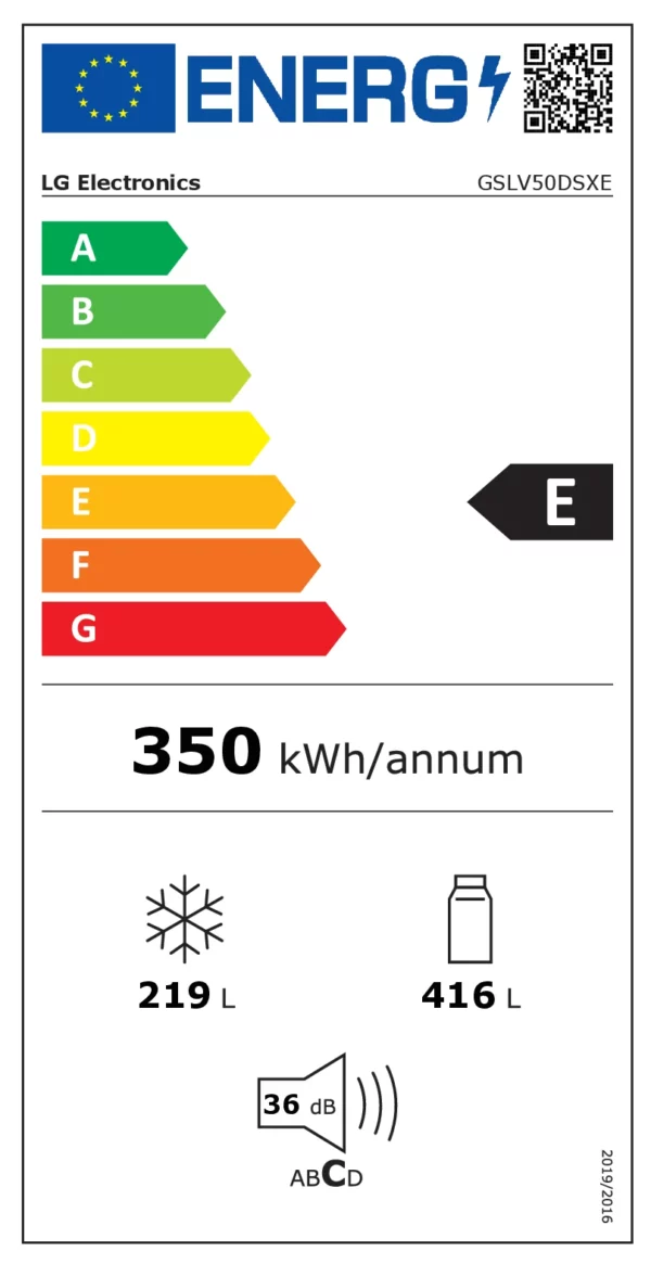 LG - GSLV50DSXE - Réfrigérateur Américain multi-portes - 635 L – Image 5
