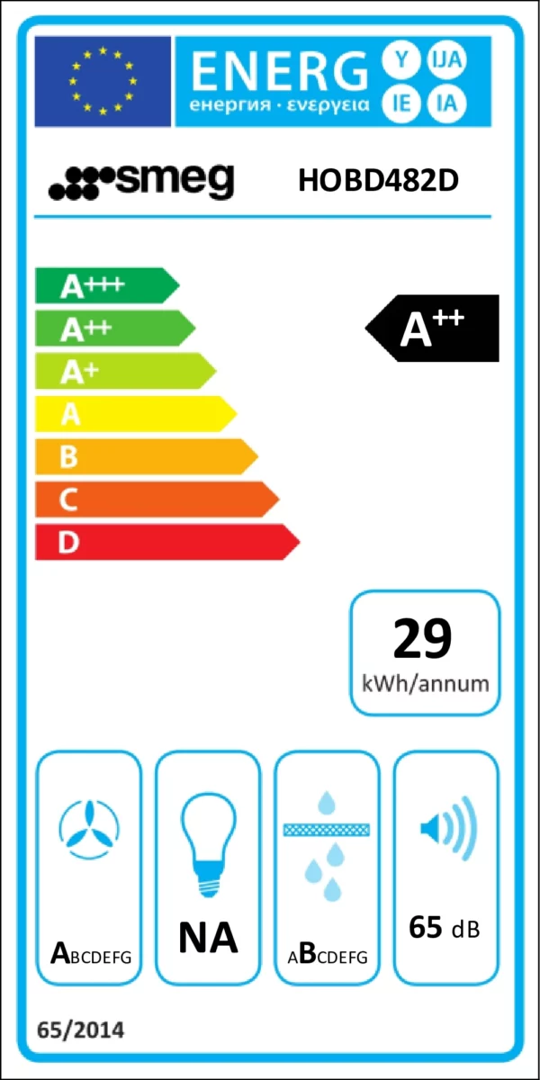 SMEG - HOBD482D - Plaque induction avec hotte intégrée - 505 m3/h – Image 5