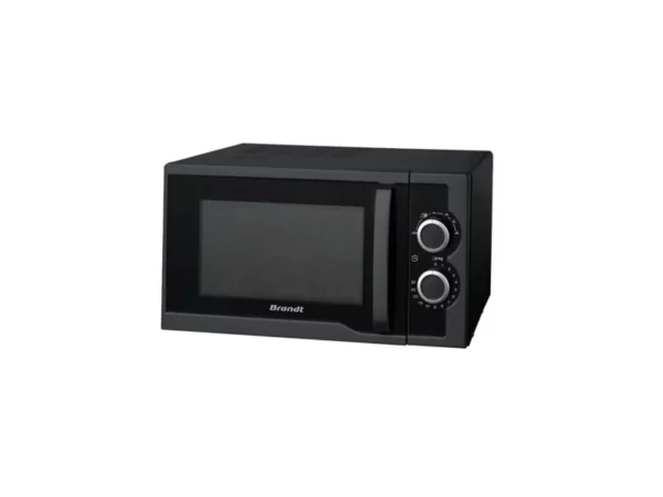 micro-ondes gril BRANDT SM2524B noir 25L avec commandes mécaniques