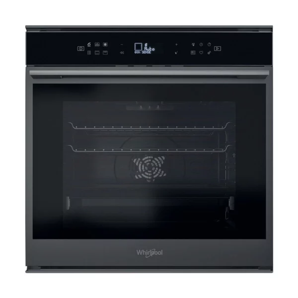 Four encastrable Whirlpool W7OM44S1PBSS 73L noir inox