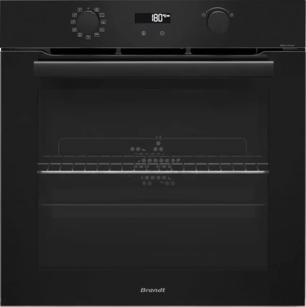 Four encastrable Brandt BFP241BB noir 67L pyrolyse