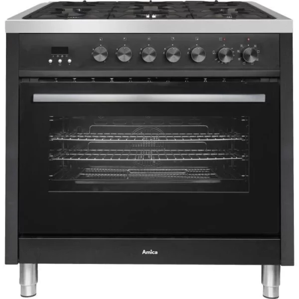 Piano gaz AMICA CWCMRC103CPB 90 cm inox