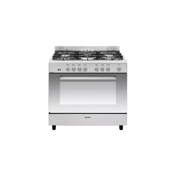 Piano de cuisson inox GLEM GE960CVIX2 avec 5 foyers gaz