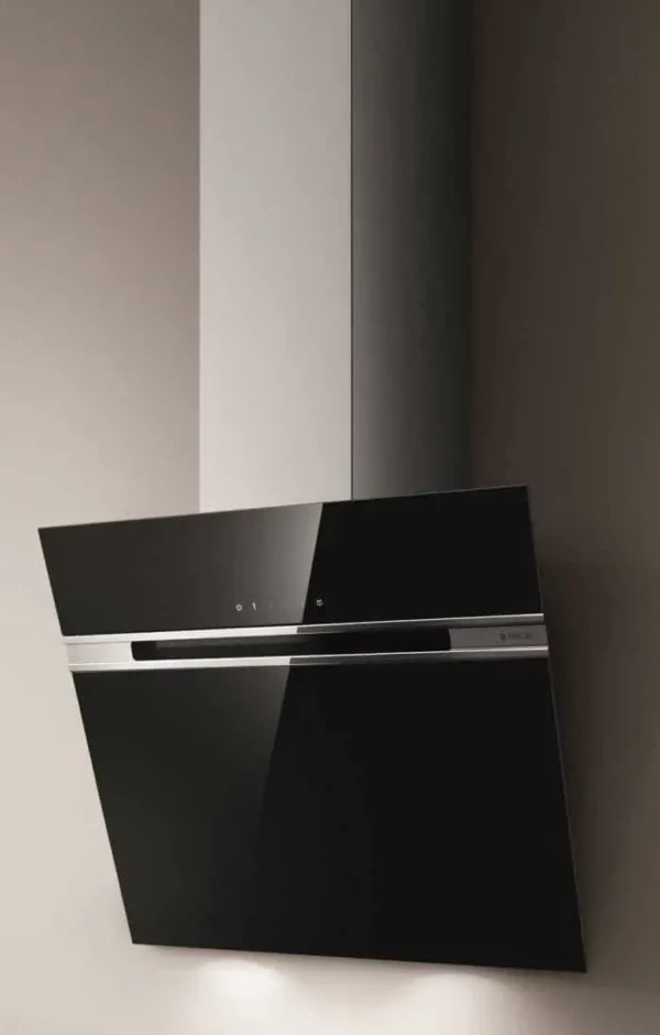 Hotte murale verticale Elica PRF0100990C noire 60 cm