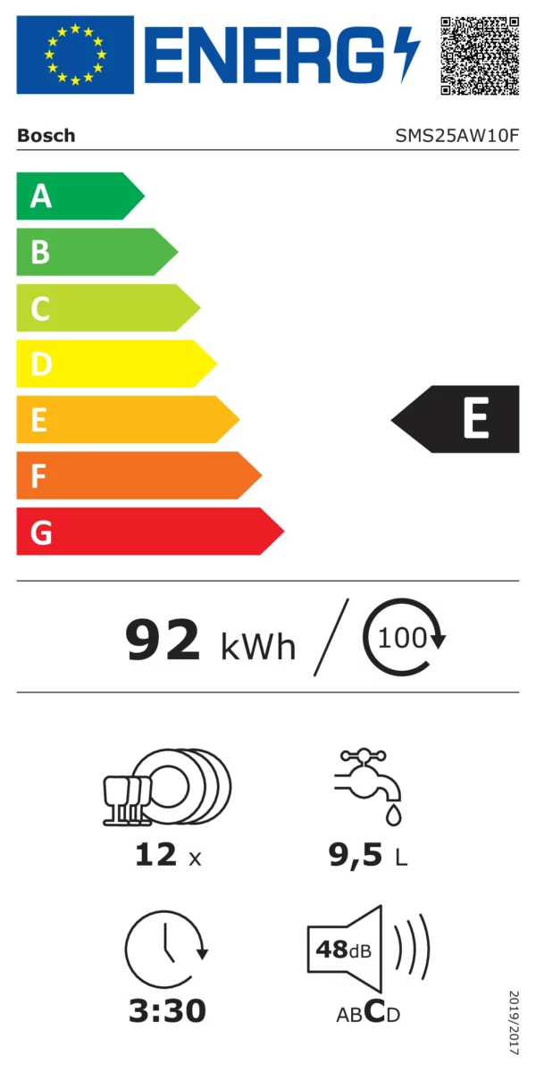 BOSCH - SMS25AW10F - Lave-vaisselle - 60cm – Image 5