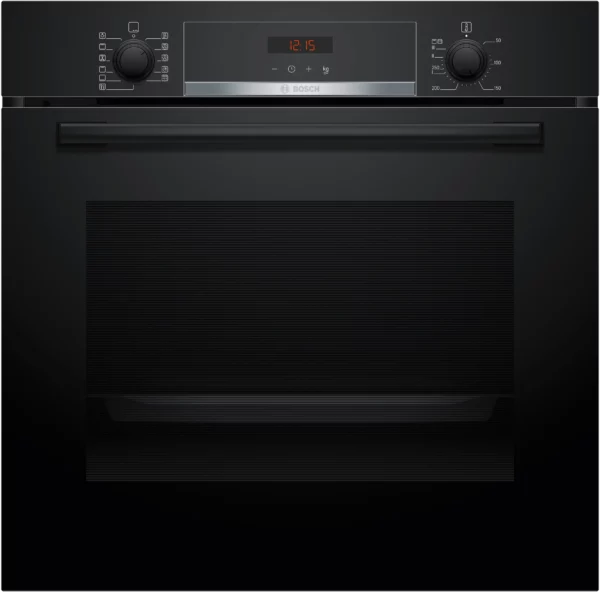 Four encastrable Bosch HBA574BB3F en noir, 71L, pyrolyse