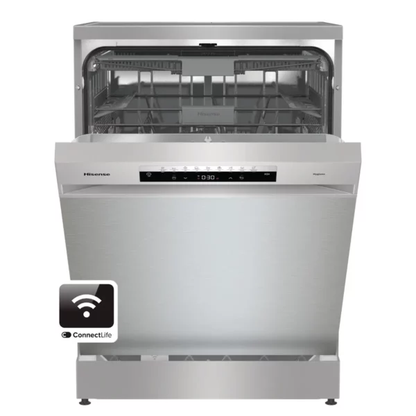 Lave-vaisselle HS673A60X inox pose libre 16 couverts